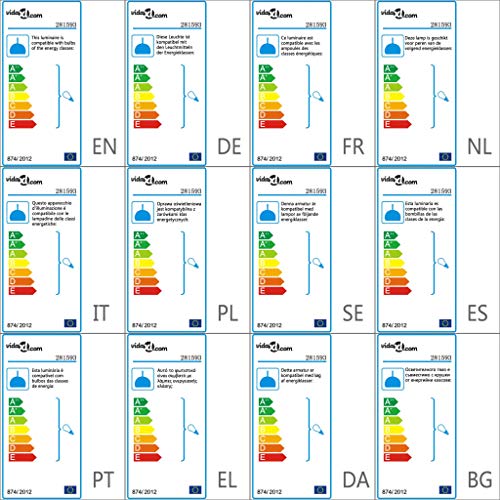 VidaXL Lampadario con Perle di Cristallo Rotondo 1...