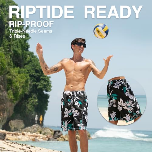 Image of Kanu Surf Mens Barracuda Swim Trunks (Regular & Extended Sizes)