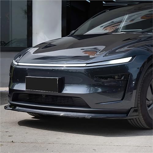Spacers pare-chocs avant Tesla Model Y Juniper noir brillant abs - 4