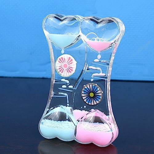 Timer de bureau sablier liquide acrylique décoration originale