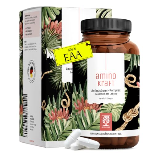 NATURTREU® Aminosäuren Komplex hochdosiert - 180 vegane Amino...