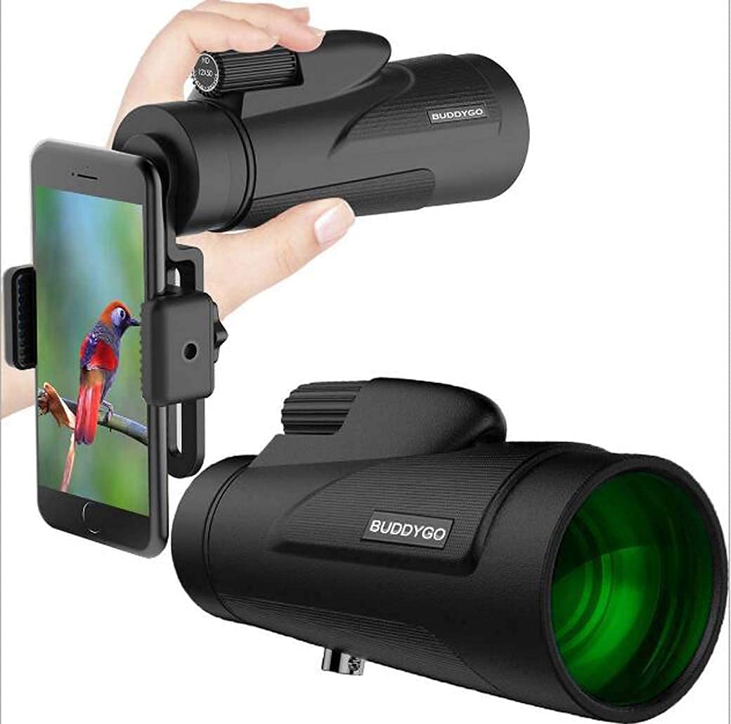 Cámara de teléfono móvil Monocular, 12 Veces; 50 Zoom Monocular, HD Lager Ocular Fmc Recubrimiento Multicapa Telescopio Camping al Aire Libre Concierto Little Surprise