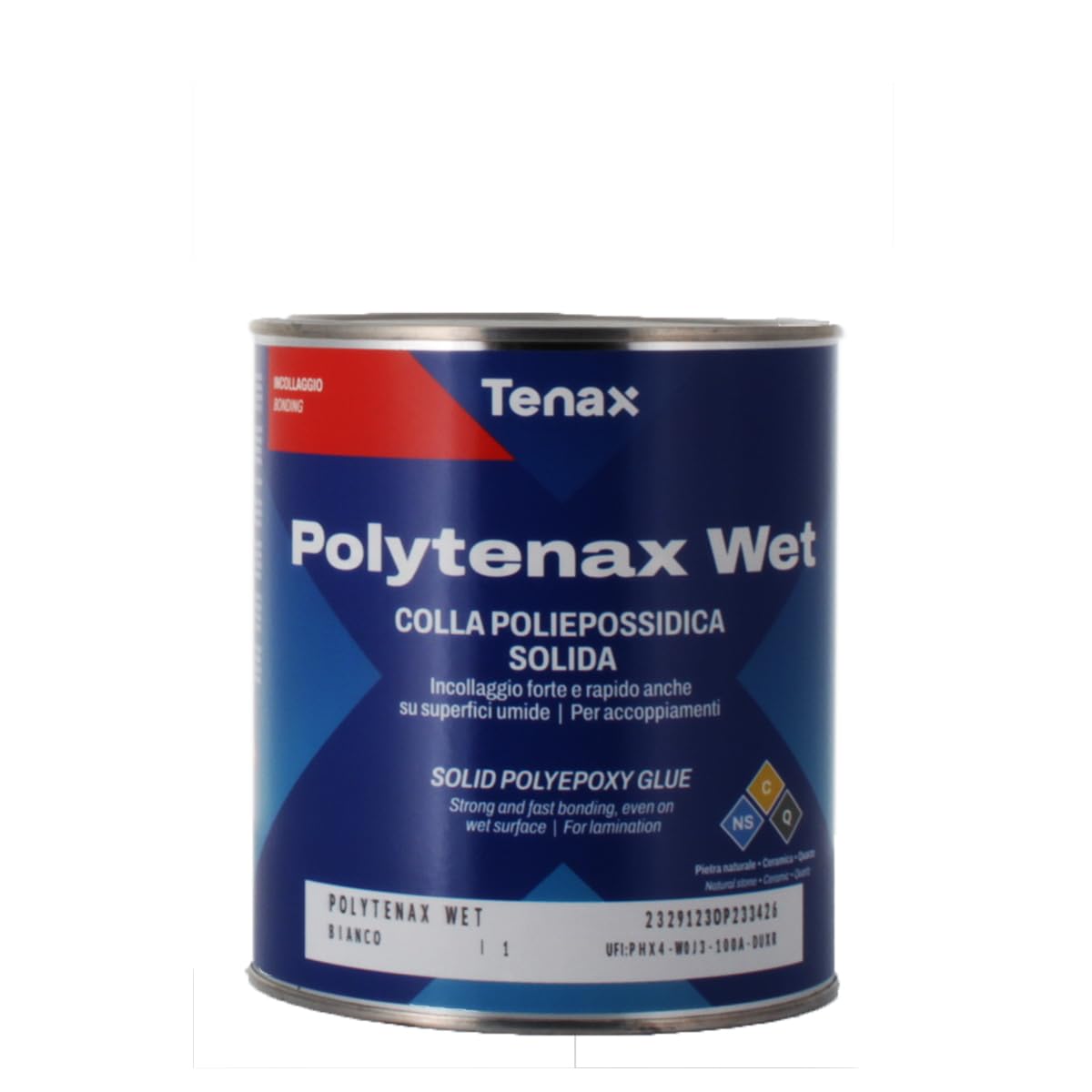Tenax Polytenax Wet colle poly-époxy solide blanc 1 l