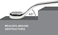 Vista 4 de TEKTON - Llave de extremo cerrado, caja, con desvío de 45 grados, de 1/2 x 9/16 pulgadas, WBE23313