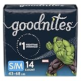 GoodNites Youth Youth Absorbent Underwear Small/Medium 43 to 68 lbs. 41313, 56 Ct