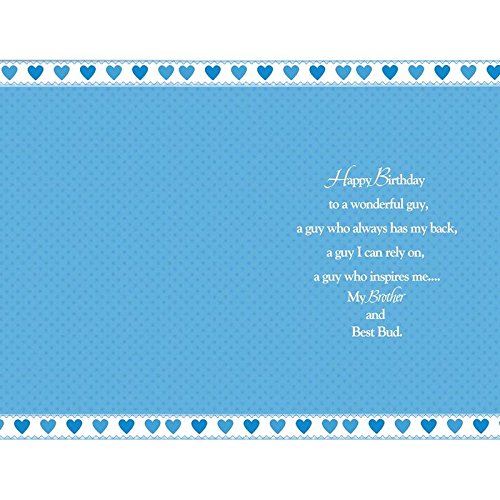 Alwaysgift Happy Birthday Greatest Brother Greeting Card (Design-2) 1