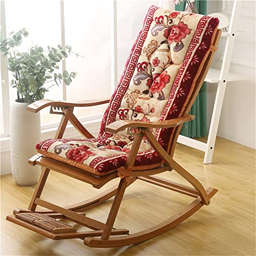 Coussin De Chaise Longue Pliable Morbuy - Taille 48x120 Cm - Rembourrage En Coton, Housse En Polyester - Avec Sangles Antidérapantes - Pour Intérieur/extérieur