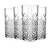 FINSTER European 300ml Water/Juice Glasses Set of 4 pcs - Tall Drinking Glass for- Cooldrink, Mojito, Cocktail, Lead-Free, Perfect for Home, Restaurants and Parties