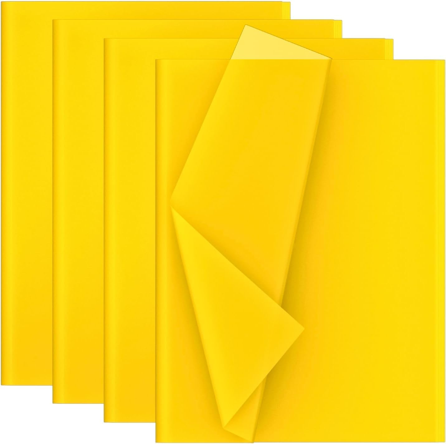 Artmaxx Tissue Paper Yellow 50x70cm, 30 Sheets, Quality Tissue Paper for Crafting, Gift Wrapping, DIY Projects, Ideal for Party Decorations, Art and Paper Crafts