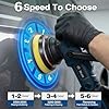 GEVEELIFE Buffer Polisher, 15mm Dual Action Random Orbital Polisher, 5 Inch/6 Inch Car Detailing Kit, 6 Variable Speed 2000-5200 RPM – Professional Car Buffer for Trucks and SUVs #1