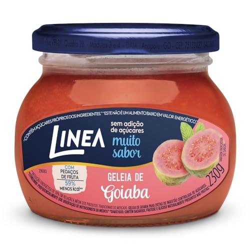 Linea Geleia de Goiaba 230g (Sem Adição de Açúcar) Linea Geleia de Goiaba 230g (Sem Adição de Açúcar)