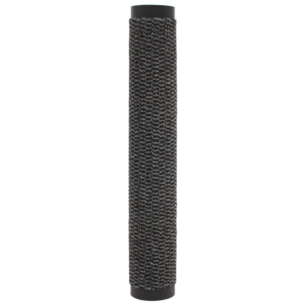 Lot de 2 paillassons - 40 x 60 cm - Anthracite