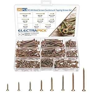 Electrapick Spanplattenschrauben Set, 345 Stück