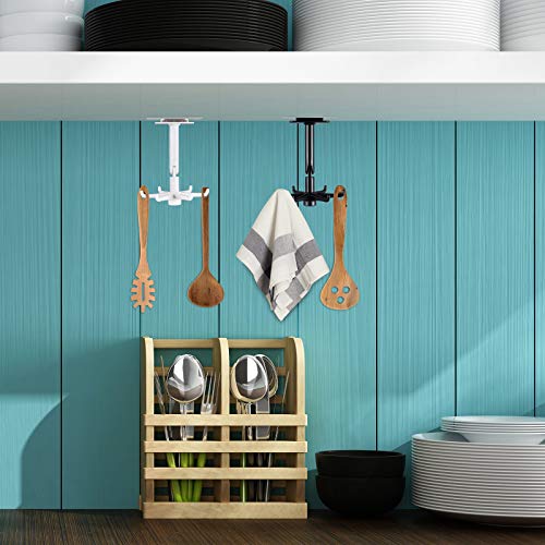 Crochets pliables auto-adhésifs et étanches pour rangement vertical de maison - 8