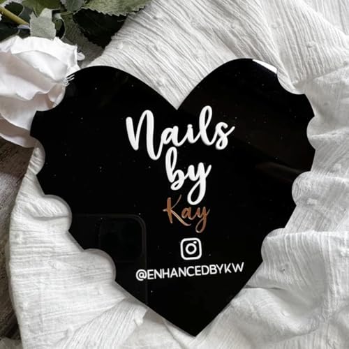 Soporte personalizado de uñas con forma de corazón miniatura 4