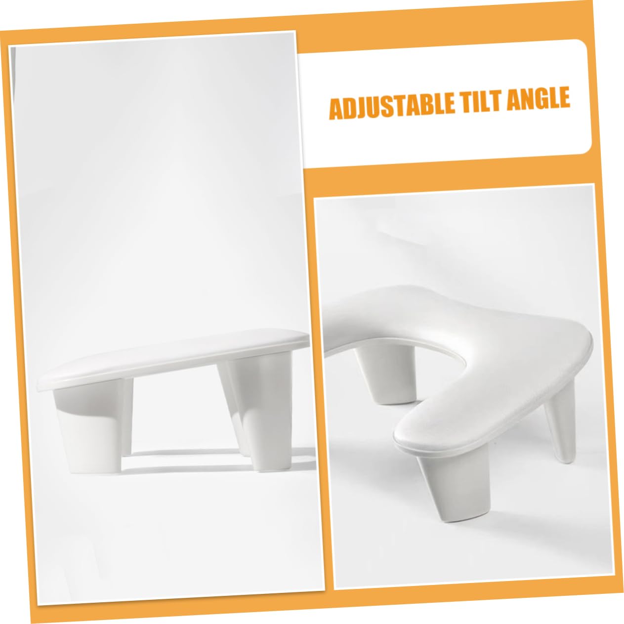 Cuscino poggiamani a forma di U per nail art, per tecnici delle unghie, portatile, per manicure, forniture per saloni