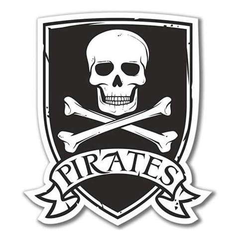 Autocollant Pirate Jolly Roger Bearn Cover