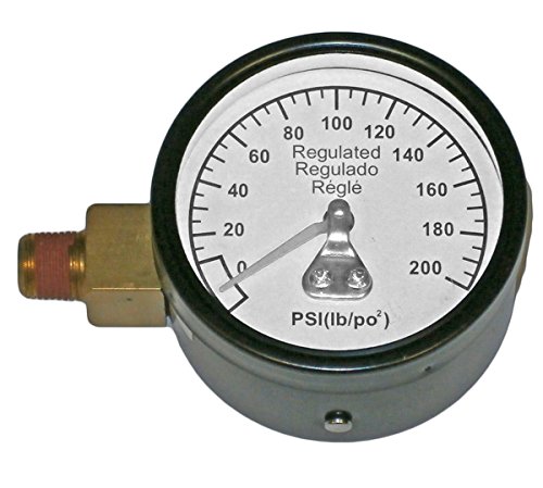 Porter Cable C3001 Compressor Replacement 2" 200 PSI Gauge # Z-28274