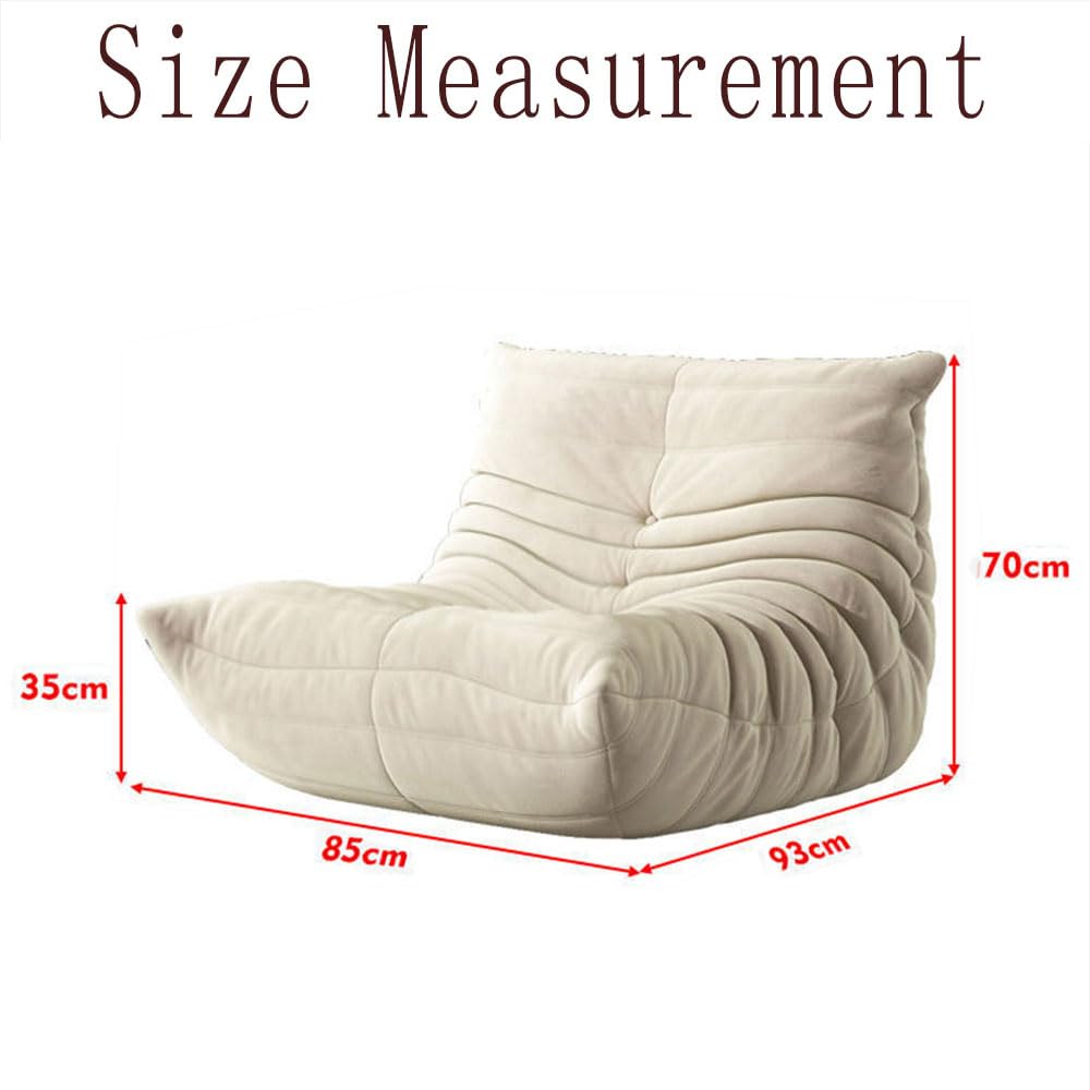 Amazon.co.jp: YYDSWTW ビーンバッグチェア 70*93*85cm ホワイト