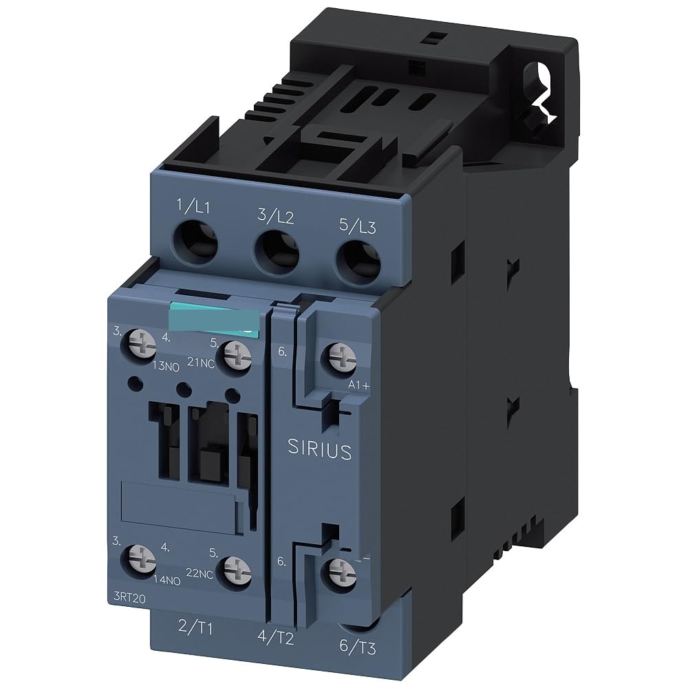AYNRJKKX Power contactor AC-3 38 A 18.5 kW / 400 V 1 NO + NC 24 DC Communication Capability 3-Pole 3RT2028-1BB40-0CC0