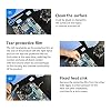 ViaGasaFamido Thermal Pad 5 Pcs 100x100x1.5mm Soft Silicone CPU Thermal Pad GPU Cooling Pad for Heatsink Heat Conduction