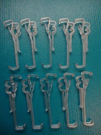 Amazing Drapery Hardware Valance Clips Horizontal (10 Pack) – 3.0 Inch Clear Valance Brackets For Blinds, Window Shades Replacement Blind Clips #TOP4