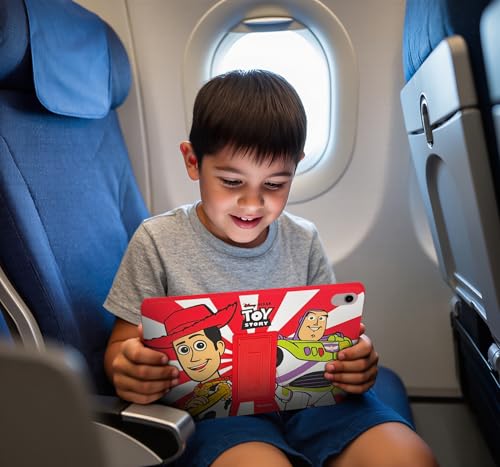 Image of Disney Toy Story Kids iPad Case - 10.9 Inch Case for iPad 10th Generation (2022) & A16 11th Generation 11 inch (2025) - Tablet Cover with Stand, Shockproof Silicone Protector