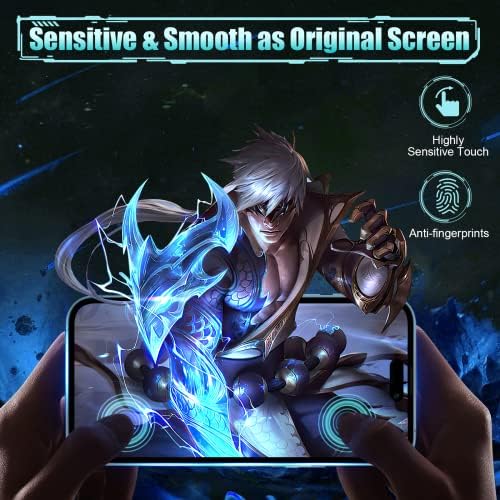 Yastouay Screen Protector for iPhone 14 Pro Max, Tempered Glass Film 6.7-Inch, Full Coverage, 9H Hardness, Anti-Scratch, 0.33mm 2.5D Ultra Transparent, Bubble Free, Case-Friendly, 3-Pack