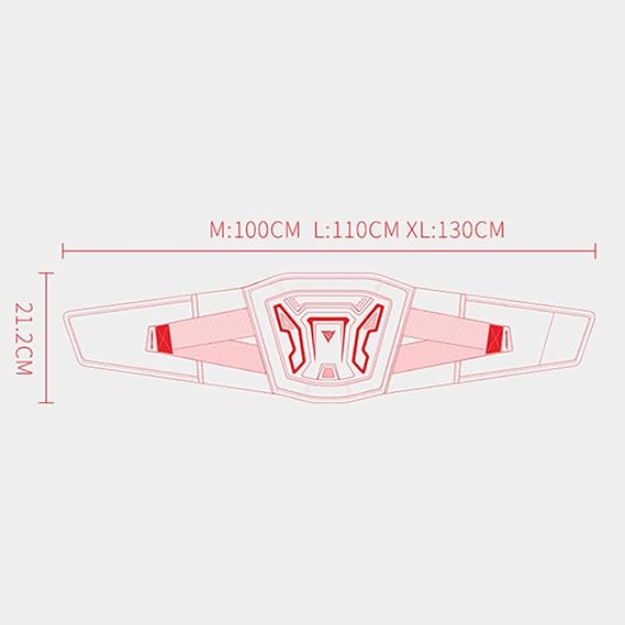 Motorcycle Kidney Belt, Back Support Brace Breathable Gear, Motorbike Waist Protection, Adjustable Strap for Sports Riding, XL
