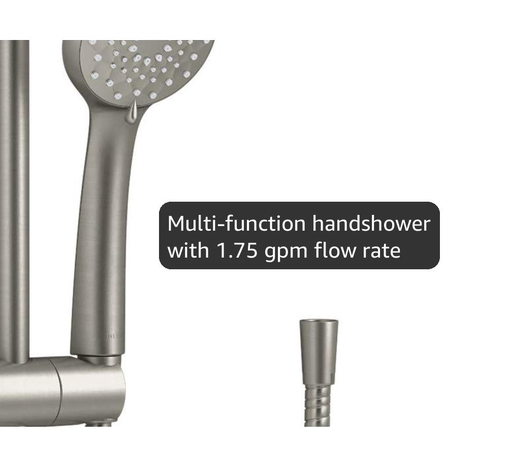 HOLISTIC　CURE　SHOWERHEAD Filtered Shower Head with Handheld - High Pressure 6 Spray Modes