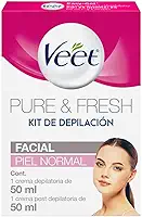 Veet Creme Depilatório Kit Depilação Facial - 2x 50ml