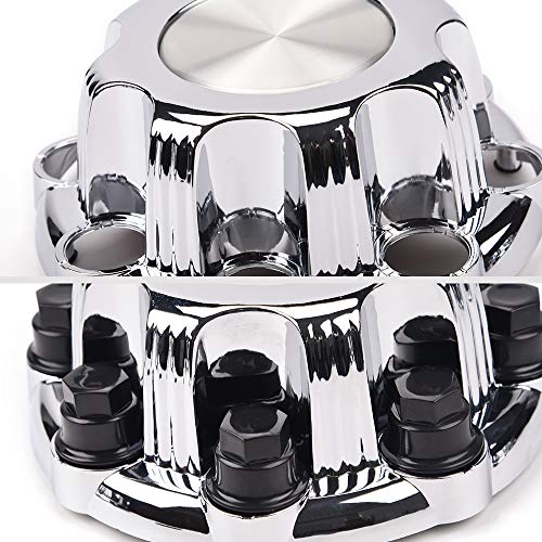 Pit66 8 Lugs Wheel Center Cap Hubcaps, Compatible With 01-07 Chevy Silverado Gmc Sierra 1500/99-08 Silverado Sierra 2500/00-08 Suburban/ 02-06 Avalanche, 16 Inch Rim,4Pcs #TOP3