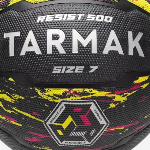 Image of Decathlon Size 7 Basketball R500 - Black /Yellow /Red