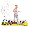 Piano Playmat, Kids Piano Mat Muzikaal Tapijt Baby Vloer Toetsenbord Mat Touch Play Muziek Dans Mat voor Peuter Kinderen…