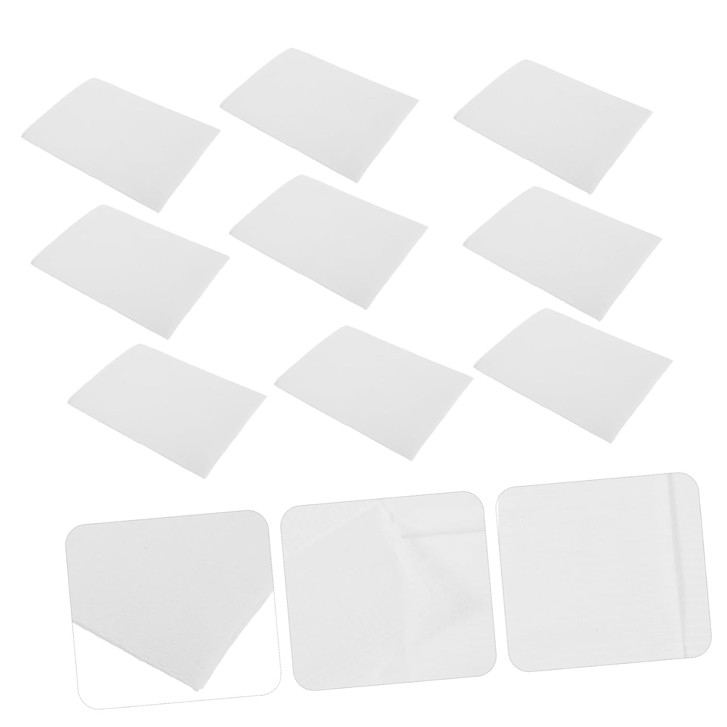 125pcs Disposable Dental Bibs Lightweight Oral Inspection Scarf Bibs for Patients Stain-Resistant and Practical Dental Supplies As Tray Covers Table Covers