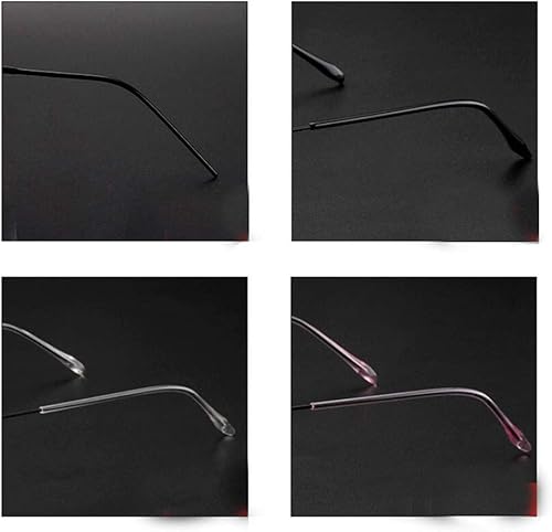 Miniatura 3 de 2 pares de accesorios de repuesto para lentes de material TR, soporte antideslizante para orejas, puntas de patillas largas, almohadillas de tubo,