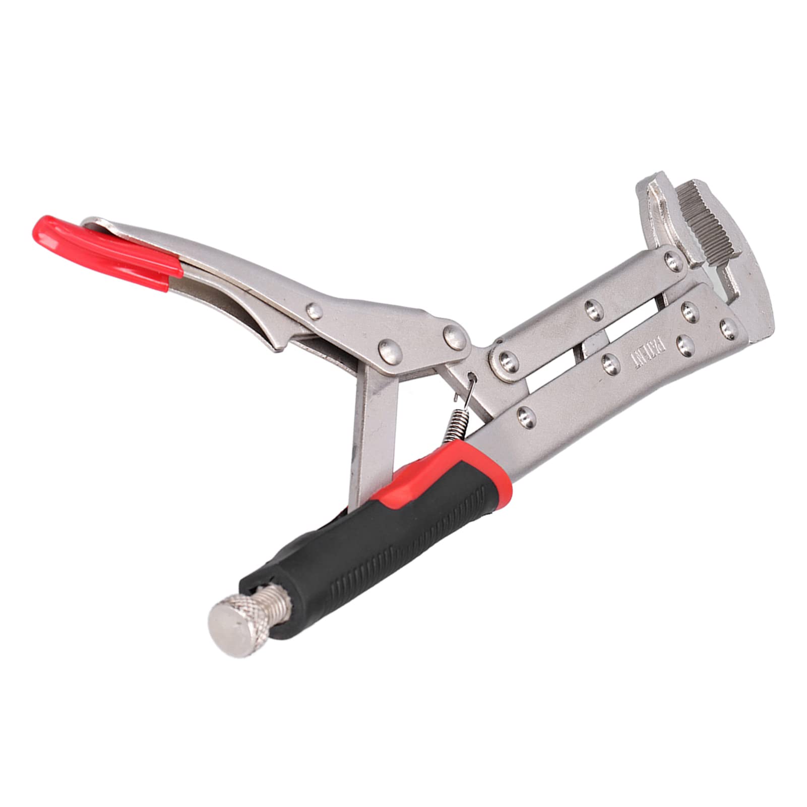 Alicates de bloqueo extendido | Jaw curvado de 80 grados para espacios estrechos/carpintería/bricolaje | Capacidad de apertura de 3 cm, longitud total de 27 cm | Recubrimiento