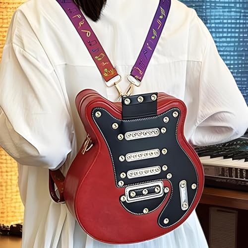 Sac bandoulière guitare zippé : grand fourre-tout léger pour le travail et le shopping