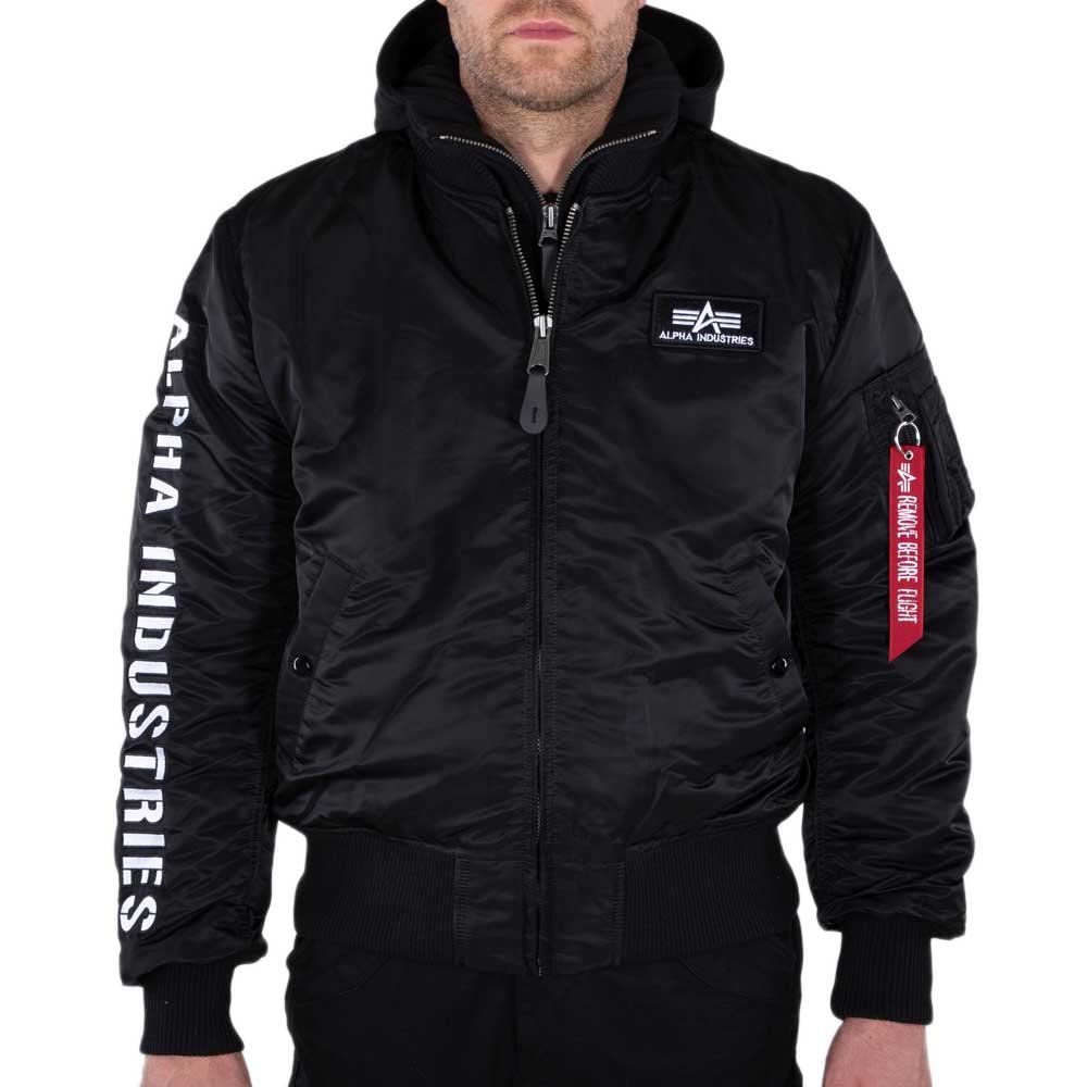 Alpha Industries Herren MA-1 D-Tec Sleeve Embroidery Slim Bomber Jacket