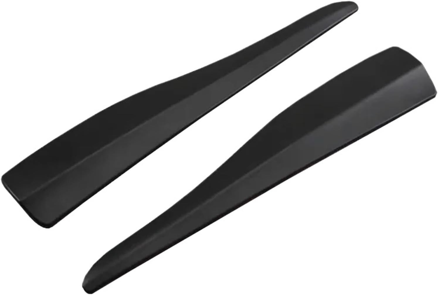 Universal Front Rear Bumper Corner Protector Guard Car Anti-Collision Protection Decoration Strip Car Accessories(Black 28x5cm)