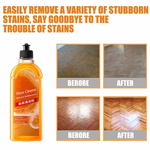 Knjofly Fanc199 Cleaner, 500Ml Fanc199 Floor Cleaner, Household Multifunctional Floor Cleaner Ground Stain Remover, Momeng Cleaner For Wood, Tile Floors, With Rag (Ocean+Ocean) #TOP3