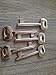 5 x Keys for Bonaiti Locks(n.8)