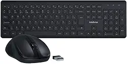 Combo Teclado e Mouse CSI50 Sem Fio Preto Intelbras