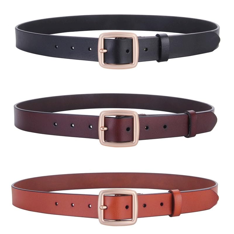 Women's Belt Versatile Cowhide Belt Student Casual Decoration Jeans Belt For Women3