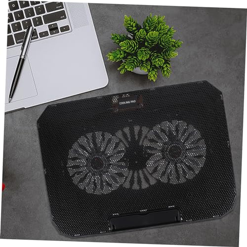 Base refrigeradora para laptop OSALADI con ventiladores silenciosos USB, diseño ergonómico ajustable para enfriamiento óptimo miniatura 2