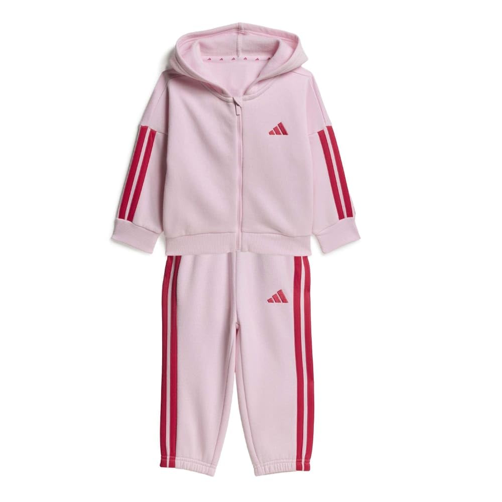 adidas Unisex bebé Essentials Jogger Track_Suit, clear pink/power pink, 3-4 Years