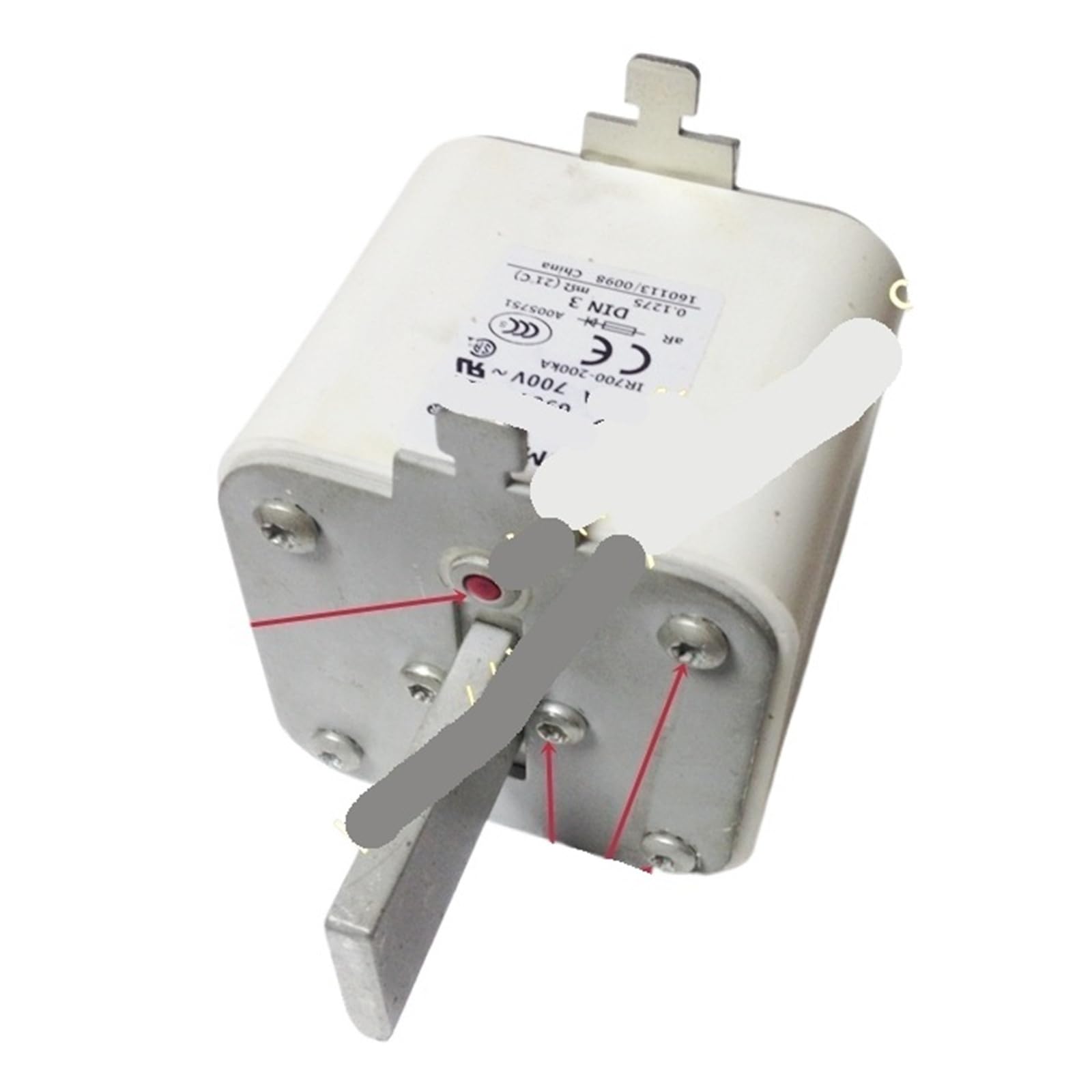 170M6808 500A fusible de puissance contre les surcharges électriques
