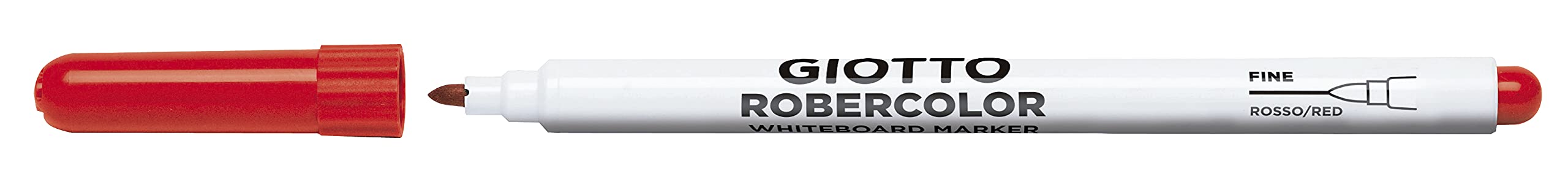 Giotto Robercolor Pennarelli Lavagna Bianca Confezione da 4 Inchiostro a Base d'Acqua Colori Base Punta Fine