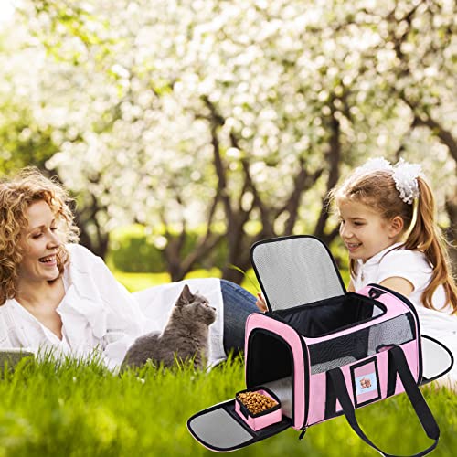 SECLATO transportadora extra grande para animais de estimação 20 lbs +, transportadoras para gatos c