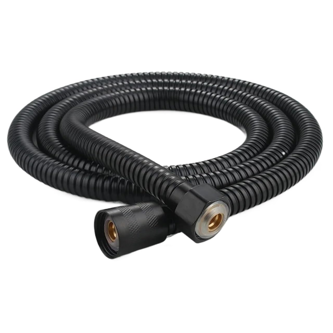 Universal Flexible Shower Hoses, Stainless Steel Shower Hose Multicolor 1.5-3m(2m Black)